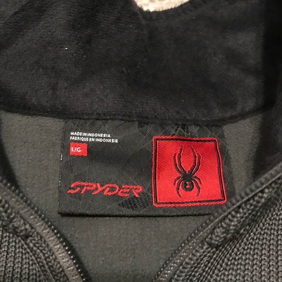 SPYDER quarter zip knit sweater, NWOT - Picture 8 of 9